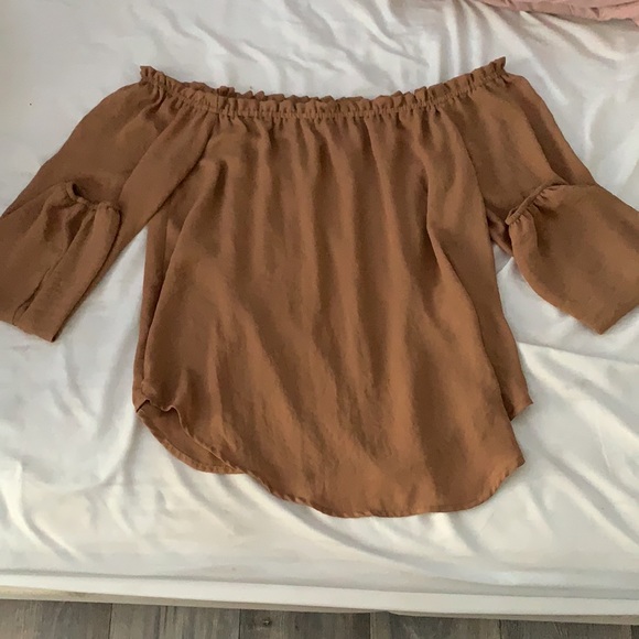 Brown Flowy Blouse - Picture 2 of 3